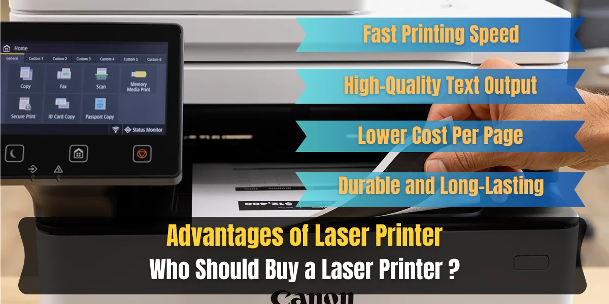 advantages of laser printer