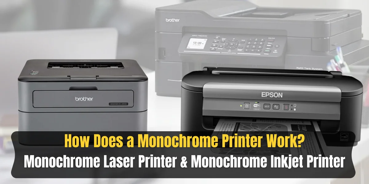 how does monochrome printer work