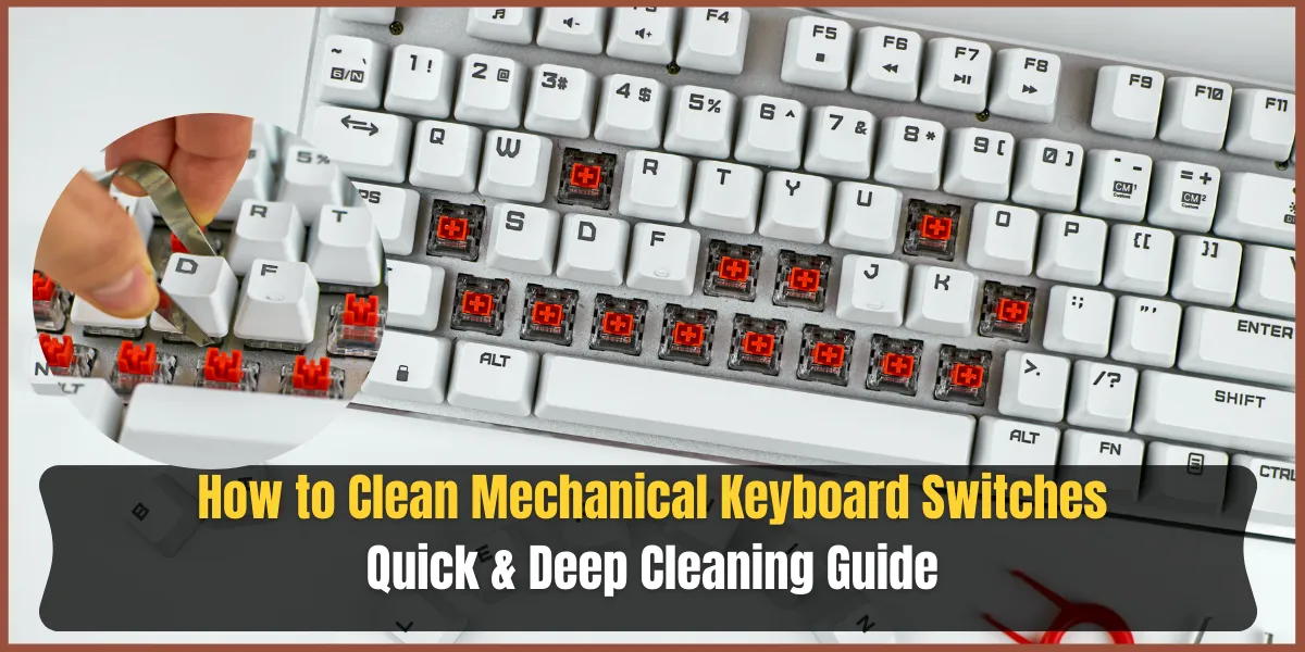 how to clean mechanical keyboard switches