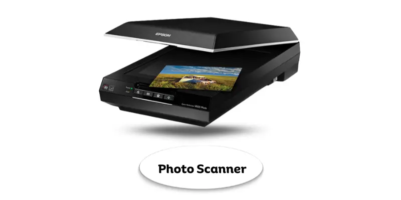 Photo scanner used for scanning printed images.