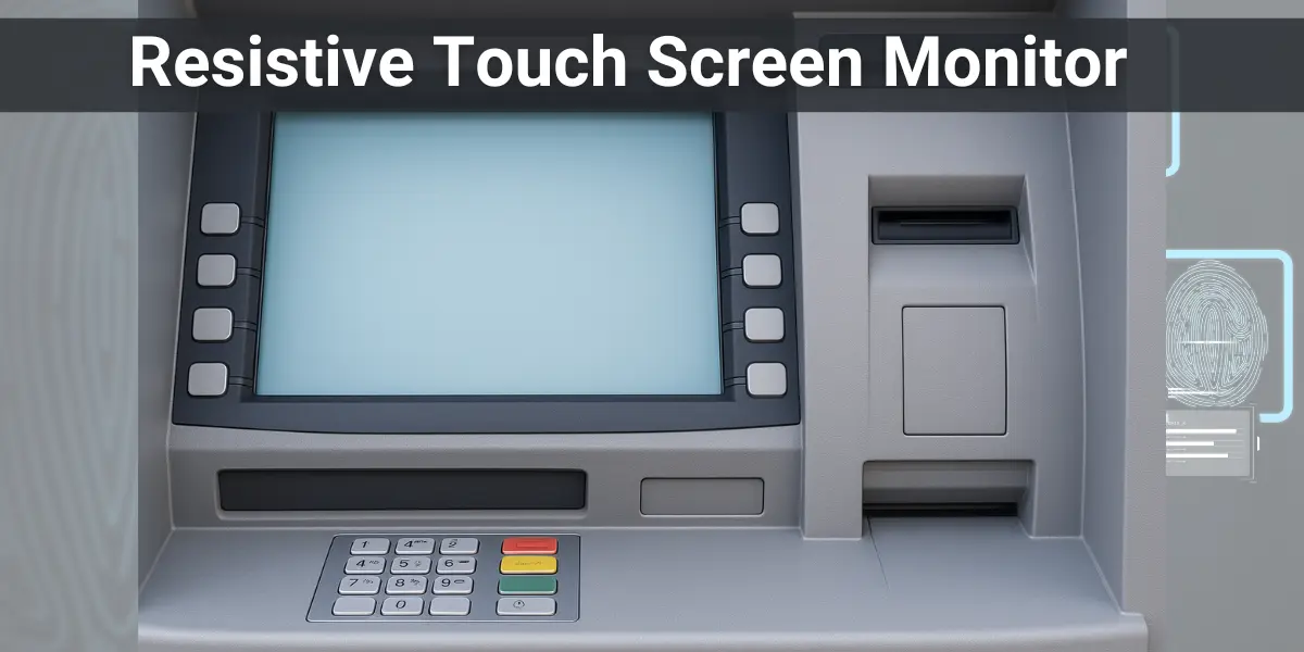 resistive touch screen monitor used in ATM machines