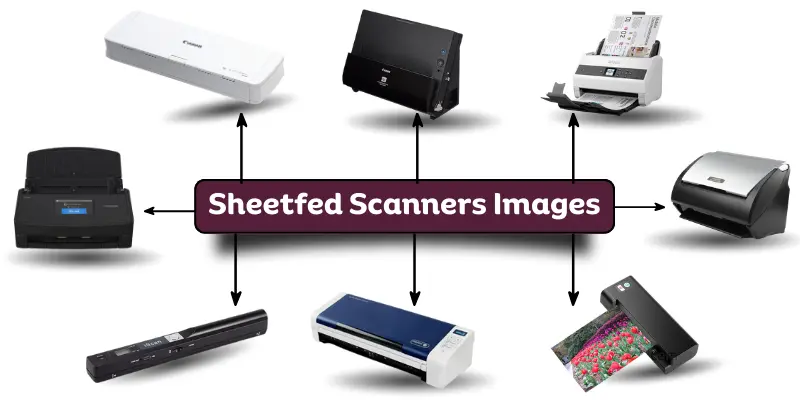 Sheetfed scanners images showing different types for document scanning