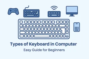 Types of Keyboard in Computer – Beginner Guide with Examples