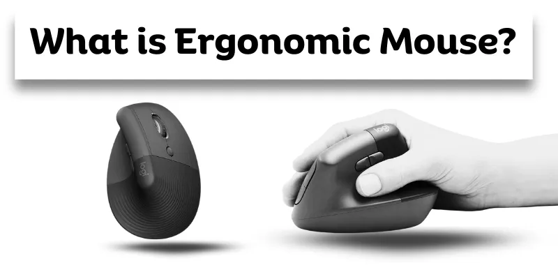 What is ergonomic mouse - example of a vertical ergonomic mouse for comfortable grip