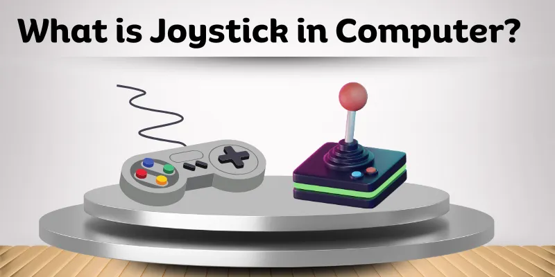 What is joystick in computer with examples of game controller and classic arcade joystick
